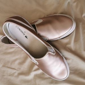 Lacoste Pearl Pink Loafers